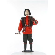 Кукла коллекционная Потешного промысла в праздничном мужском цыганском костюме. Потешный промысел