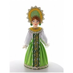 Кукла интерьерная Потешного промысла в стилизованном девичьем костюме. Потешный промысел