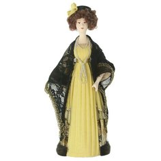 Кукла коллекционная фарфоровая в Дамском вечернем костюме. Потешный промысел