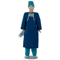 Кукла коллекционная фарфоровая Врач-хирург. Потешный промысел