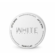 WHITE Глина для моделирования и укладки волос Матовый финиш 120гр