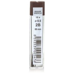 KOH-I-NOOR Грифели для механических карандашей 2B, 0.5 мм, 12 шт.