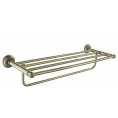 Полотенцедержатель с полкой бронзовый Rose RG1408Q
