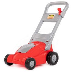 Игрушка-каталка полесье Газонокосилка №2 со звуковым сигналом красная