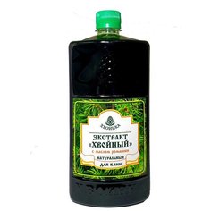 Хвоинка Экстракт хвойный натуральный для ванн с эфирным маслом Ромашки флакон, 1 л