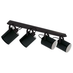 33648 Спот VILLABATE, 4x10W (E27), L795, B90, сталь, черный/текстиль, черный, белый Eglo