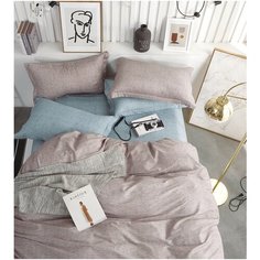 Постельное белье Розовые сны, 2спальный с простыней на резинке 160*200, сатин, с навлочками 70x70, СК-275-70-70-160р-2сп