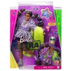 Кукла Mattel Barbie Экстра с переплетенными резинками хвостиками