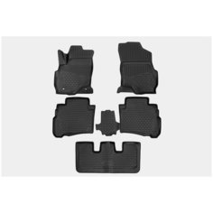 Element Коврики 3D в салон подходят для TOYOTA Fortuner 2020-> Внед, 5дв, 5шт. (полиуретан)