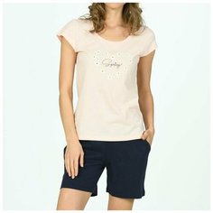 Домашний костюм для женщин (шорты) 25797 OZKAN, Размер: XXL, Цвет: Пудра, 1 шт. в упаковке