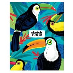 Блокнот Проф-Пресс Скетчбук Туканы А5