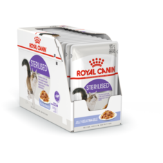 Влажный корм для стерилизованных кошек Royal Canin Sterilised (в желе) 12 шт. х 85 г (кусочки в желе)