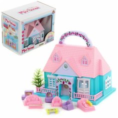 Дом для кукол с ручкой 115931 VELD CO