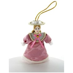 Кукла коллекционная Потешного промысла девочка в летнем платье и шляпке. Потешный промысел