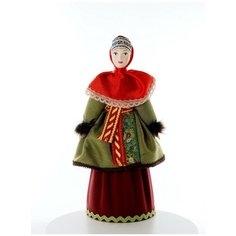 Кукла коллекционная Потешного промысла Мещанка в зимней одежде. Потешный промысел