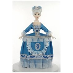 Кукла коллекционная Потешного промысла Шкатулка-футляр в костюме придворной дамы 18в. Европа Потешный промысел