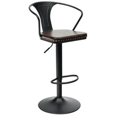 Барный стул TOLIX ARMS SOFT чёрный матовый Stool Group