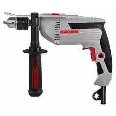 Дрель ударная 600Вт, ЗВП13мм с ключом, 0-2800/мин, реверс, 1,7кг Crown