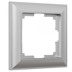 W0012206/ Werkel Рамка на 1 пост Fiore (серебряный) Веркель