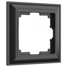W0012208/ Werkel Рамка на 1 пост Fiore (черный матовый) Веркель
