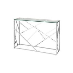 Консоль АРТ деко 115*30 серебро Stool Group