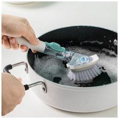Xiaomi Щетка для мытья посуды с дозатором Xiaomi Jordan Judy Automatic Liquid Adding Pot Brush