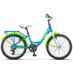 Велосипед Подростковый Stels Pilot 260 Lady 20" V010 2021 (12, морская волна)