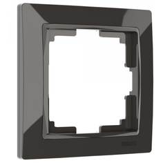 W0012007/ Werkel Рамка на 1 пост Snabb basic (серо-коричневый) Веркель
