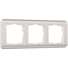 W0032113/ Werkel Рамка на 3 поста Stream (перламутровый) Веркель