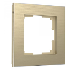 W0011711/ Werkel Рамка на 1 пост Aluminium (шампань) Веркель