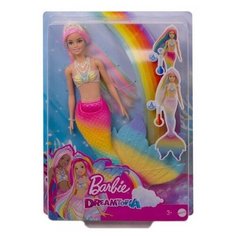 Кукла Mattel Barbie русалочка меняющая цвет с разноцветными волосами