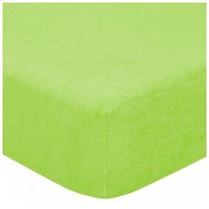 Простыня 120х200 на резинке махровая Яблоня АртДизайн