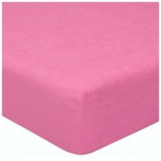 Простыня 160х200 на резинке махровая Брусника АртДизайн