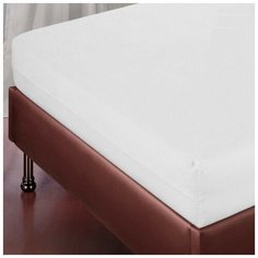 Простыня 120х200 на резинке поплин Подснежник АртДизайн