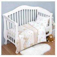 АртПостель/Постельное белье/Медвежата/Поплин/Ясельный комплект