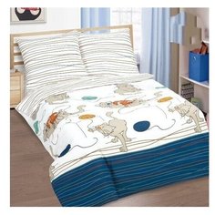 АртПостель/Постельное белье/Мягкие лапки/Поплин/Детский комплект 1,5 сп