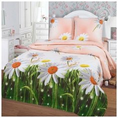 Постельное белье семейное бязь Ромашки Артпостель
