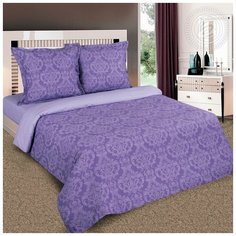 Постельное белье семейное поплин Византия фиолетовая Артпостель