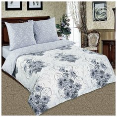 Постельное белье 2 сп/европр. поплин Лунная соната Артпостель