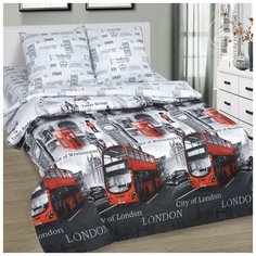 Простынь на резинке 160х200 поплин Гринвич компаньон (борт 20 см) Артпостель