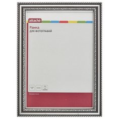 Рамка ATTACHE 21х30 пластик, Багет ширина-29 мм, высота-13мм кружева, цвет (серебро)