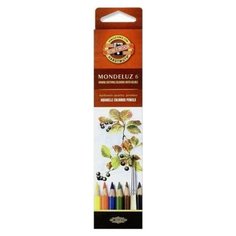 Набор акварельных карандашей KOH-I-NOOR 3715 MONDELUZ (6 цветов)