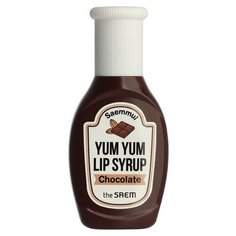 The Saem Блеск для губ Saemmul Yum Yum Lip Syrup, 01 Chocolate