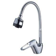 Смеситель для кухни с гибким изливом Solone LOP4-B043 хром