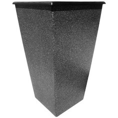 Горшок для цветов Le Carre (Ле Карре), 26 х 26 см, 19 литров, кашпо, дренажная вставка 10,5 литров, декор, дизайн, пластик, Серебряный дождь, Арт. 1300-50, ТЕК.А.ТЕК, Россия