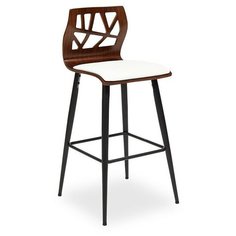 Стул TetChair Taiga (4042B), дерево/искусственная кожа, цвет: орех/белый