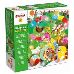 Набор настольных игр Ludattica Моя ферма 3 в 1 46768
