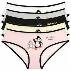 Трусы для девочек 5071PO, Цвет: Микс, Размер: 12/13, 5шт. в упаковке Donella