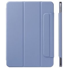 "Чехол-подставка Wallet Onzo Magnet для Apple iPad Pro 11" (2020/2021), серо-лавандовый, PET синий, D" Deppa