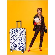 Чемодан PROFFI TRAVEL PH10496 "PANORAMA", ABS-пластик +PC, АБСТРАКЦИЯ, большой